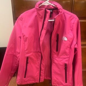 *SOLD ON DEPOP* The North Face Women's Vibrant Pink Ski Jacket Sz S